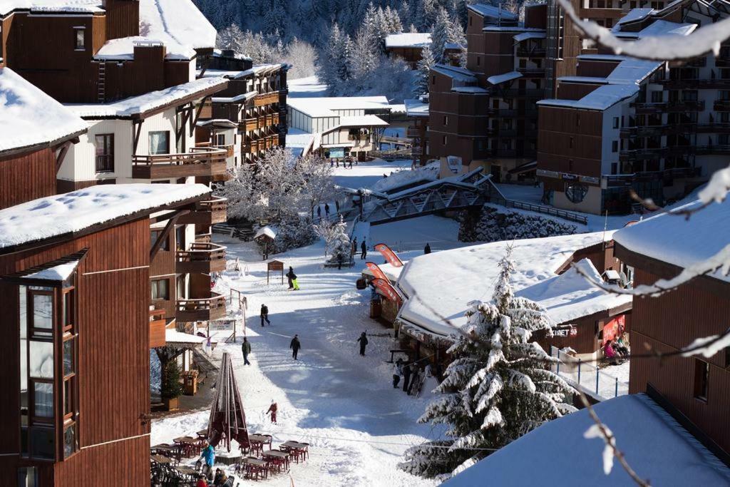 Appartement La Tania 2 Pieces Garage Dans Chalet Pied Pistes Kültér fotó